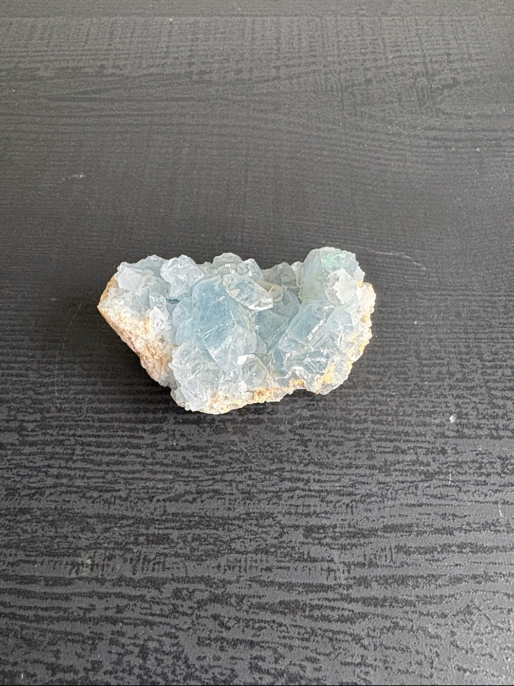 Celeste crystal cluster